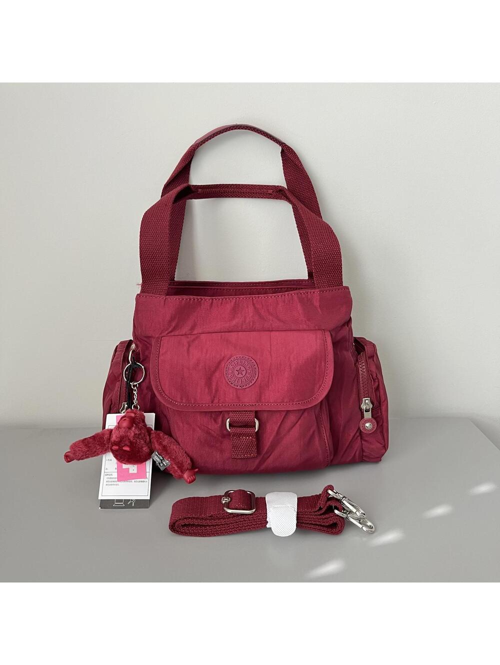 Kipling Felix Large Handbag in Wine Red NWT